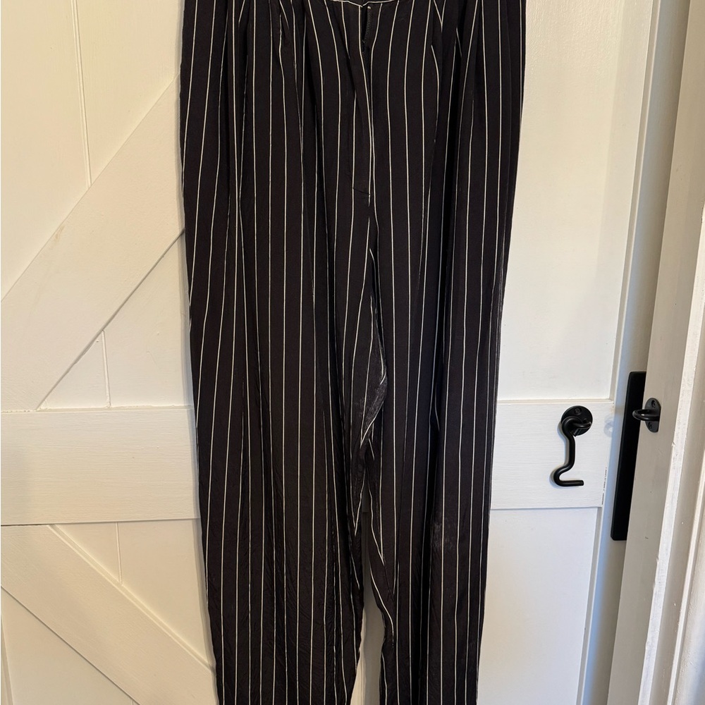 VINTAGE Jonathan Martin Black and White Pinstripe Pants